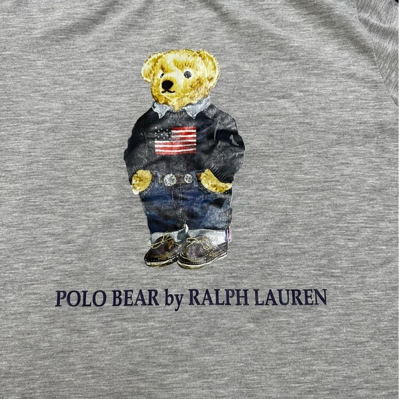 Polo Bear by Ralph Lauren Gray T-Shirt Size Medium - Picture 6 of 6